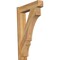 Ekena Millwork Balboa Craftsman Rough Sawn Outlooker, Western Red Cedar, 6"W x 24"D x 36"H OUT06X24X36BOA04RWR - alternate 1